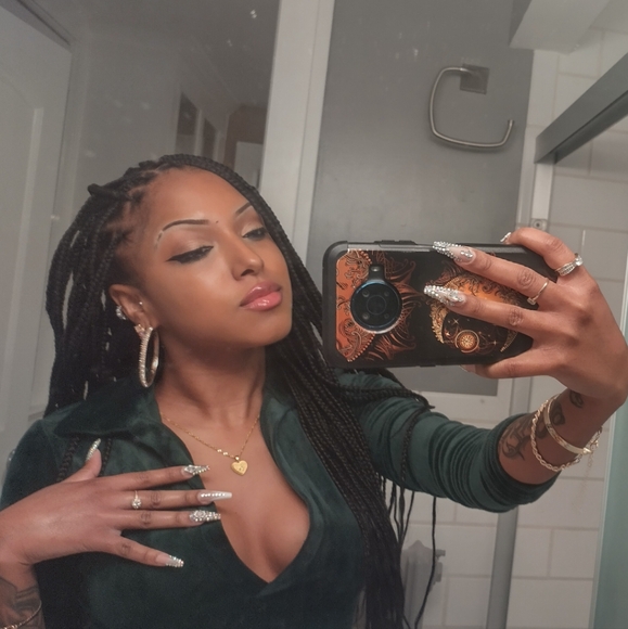 Fashion Nova velour mini dress collared velvet like size xs green sleeves long - Picture 3 of 9